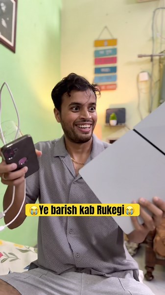 Ye barish kab rukegi😂😭😂 #shorts #trending #funny #comedy