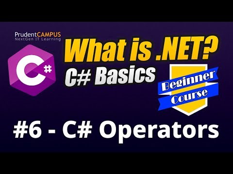6: Operators in C# Explained Simply (Beginner Course)
