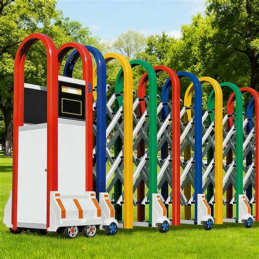 Retractable Barricade Gate Retractable Gates for Business Retractable Security Gates Retractable Safety Gate Retractable Gate