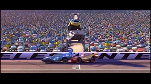 28K views · 385 reactions | Another classic movie scene we love! Lightning McQueen helps the 43 to the finish line. Cars (2006)  #tires #DiscountTire | Discount Tire | Facebook