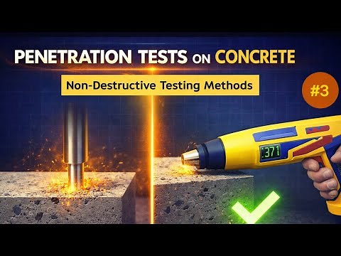 Penetration Tests on Concrete (Windsor Probe System) || Non-Destructive Testing Methods (NDT) #3