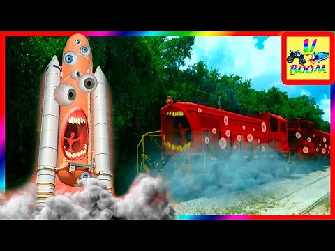 TRAIN EATER is not here alone with New ROCKET EATER In Real Life! 🚂