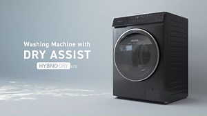 A washing machine with dry assist helps to dry clothes according to your needs even without a dryer. Designed to aid you in your everyday laundry needs to reduce the time and effort spent on your laundry every day to allow you to focus on what matters to you. Whether you need your clothes quickly for urgent work or when you need your daily items quickly, Panasonic's versatile drying modes are there for you. Learn more at: https://www.panasonic.com/ph/consumer/washing-machine-learn/articles/washi