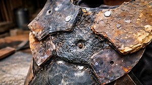 A PUBG-inspired chest plate built from obsidian was tested against real bullets