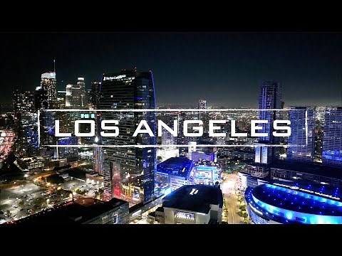 Los Angeles, CA By Night 2025 | 4K Drone Footage