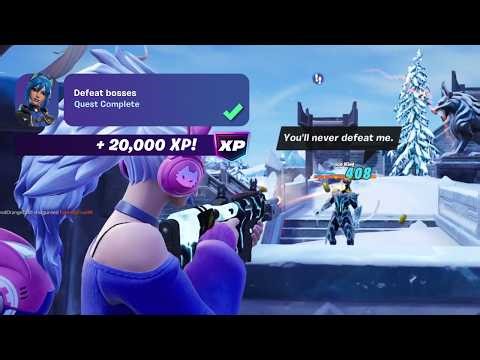 How to EASILY Defeat bosses Fortnite