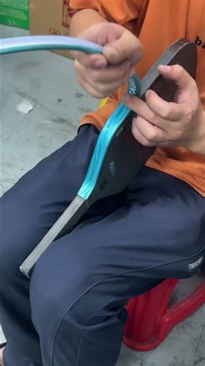 Hand-Fitting the Edge Guard — Strength, Seal & Style 🏓 #pickleball #customization#carbonfiber