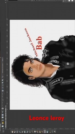 #Michael Jackson Computer draw