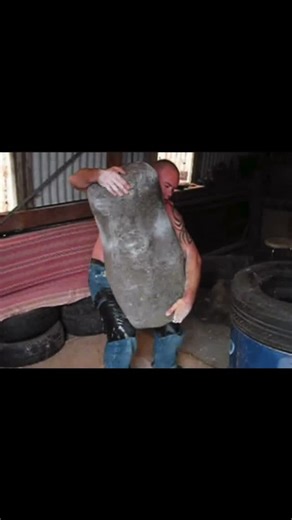 English Stonelifting on Instagram: "Feature of the Week - Regan Bridge (The Kiwi Stoneman) is a New Zealand Stone Lifter that trained exclusively with Stones. The Kiwi Stoneman was known for lifting massive natural stones (in the range of 195 - 225kg) long before stone lifting was widely documented online. Regan’s approach reflected the ‘old ways’: lift real stones, progress slowly, master technique, and let strength develop naturally over time (autoregulation and high specificity). First Stone 