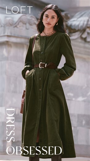 Discover dresses for every fall occasion. | LOFT