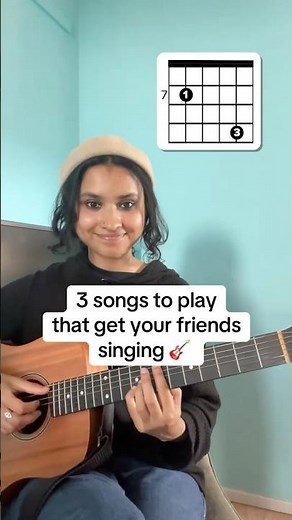 3 FUN Guitar Songs That Will Make Everyone Sing Along! 🎸 #shorts