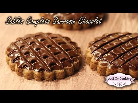 Recette de Sablés Complets, Sarrasin et Chocolat