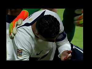 Cristiano Ronaldo injured by the Czech goalkeeper 😨 / Nations League : Portugal vs Czech Republic