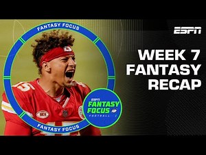 Week 7 Fantasy Focus Recap | Fantasy Focus 🏈