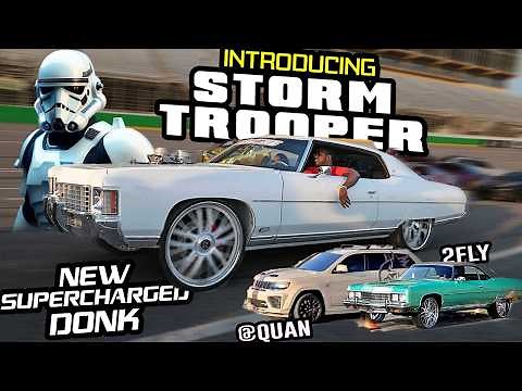 DONKMASTER SHOWS OFF HIS NEW DONK BUILD AT STREET WHIPZ CAR SHOW W/ 2FLY & @Quan Trackhawk Racing