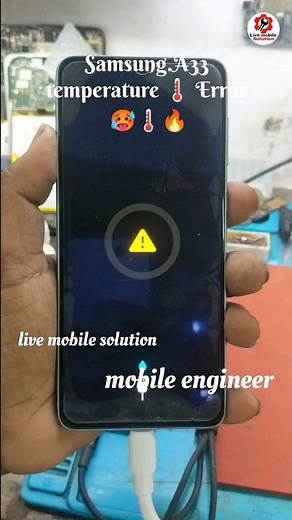 Samsung a33 temperature 🥵🌡️error #viral🔥 #shots