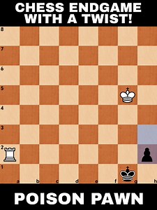 Poison Pawn in Chess Endgame One of the wonderful chess endgame ideas I've ever seen. Not all pawns are good to capture. White to move and win | Chesscology