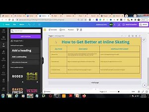 How to create Table with ChatGPT and Design in Canva!