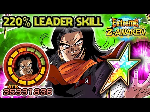 220% LEADER SKILL! 100% EZA STR HELLFIGHTER 17 SHOWCASE! Dragon Ball Z Dokkan Battle