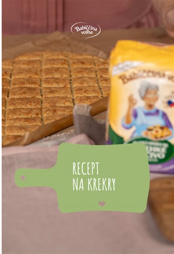 Recept na zdravé krekry s tvarohovou pomazánkou
