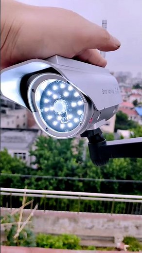 Genius Fake Camera Solar Light! 🚨📸 #TechFinds