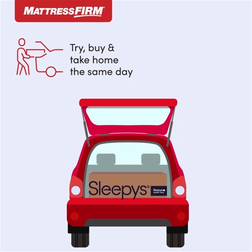 We have mattress-in-a-box options you'll love—try it & take it home or get it delivered! | Mattress Firm