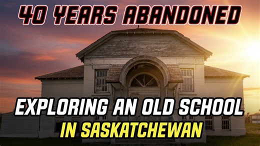 40 years abandoned: Exploring an old school in Saskatchewan