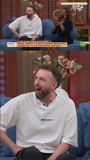 Straight up! Leo Dias doesn't let it slide and fires back at Carol Lekker's message on “Melhor da...