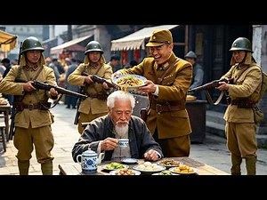 Japanese corner an old man, but the old man is highly-skilled, counter-killing all the soldiers!
