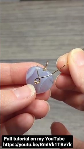 Short: Heart Bead Wire Wrapped Pendant Tutorial