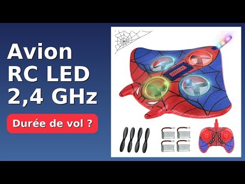 AVIS (2025) : Avion RC LED 2,4 GHz. DÉTAILS ESSENTIELS