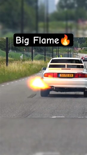Mitsubishi Lancer 3 Big Flame🔥🤯🚀 #follow #automobile #comment #mitsubishi #lancer #flames #fast