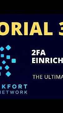 BlackFort X Network Tutorial 3 Deutsch 🇩🇪🇦🇹🇨🇭 2FA Einrichtung