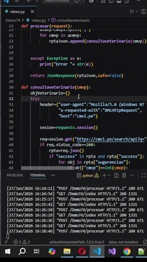 🐍 Web Scraping en Python: Consultas masivas en segundos #WebScraping #Requests #Automatizacion