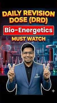 Daily Revision Dose (DRD) | Biochemistry | Bio-Energetics | CSIR Revision | #vedemy #bioenergetics