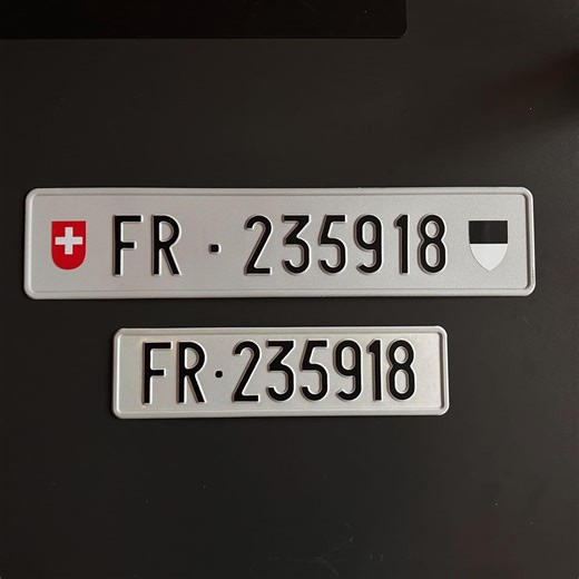Pair Custom Switzerland Embossed License Plate Name White Sign Copy Personalize Aluminum European Car Euro EU Swiss 2 Plate - Etsy