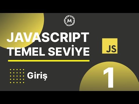 1-Javascript Temel Seviye | Giriş