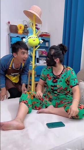 This husband is so wicked! He painted his wife's face black