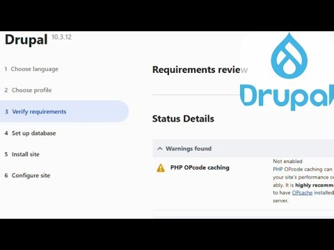 How to fix PHP OPcode Caching Not Enabled in Drupal