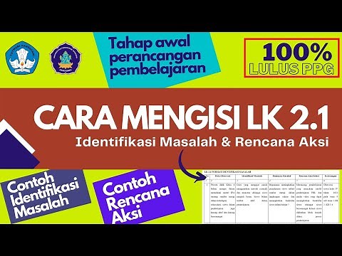 Cara Mengisi LK 2.1 Identifikasi Masalah & Rencana Aksi
