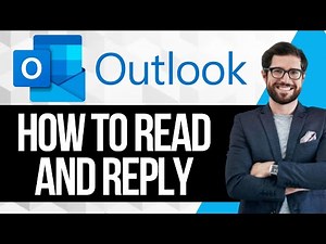 How to Read and Reply to a received email in Outlook