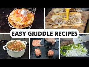 5 Beginner Griddle Recipes with Ground Beef