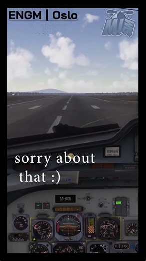 Microsoft Flight Simulator 2024 | 😱 Oslo crosswind 23 kt | Fokker F28 JustFlight 😱 #mfs2024