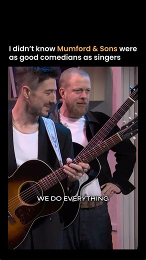 Mumford & Sons aren't just singers, but good comedians too at SNL #snl #mumfordandsons #fyp