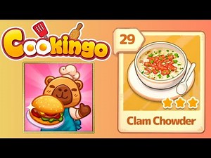 Cookingo perfect meal level 29 solution walkthrough ( clam chowder )