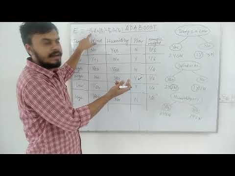 Adaboost Step 3 - Choosing the best Decision Stump