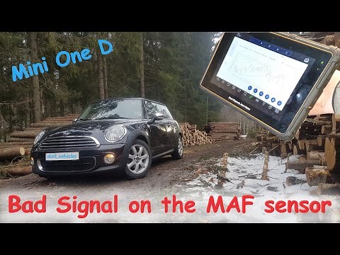 1.6 Mini One D Mass Air Flow Sensor Test / Diagnose - Clean - Removal