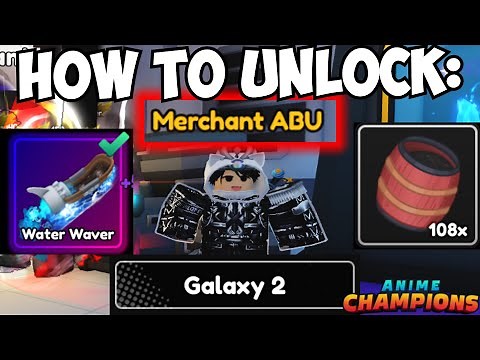 Day 66: How To Unlock Galaxy 2 & Abu's Merchant + Get Gunpowder Fast! Anime Champions Noob to Pro