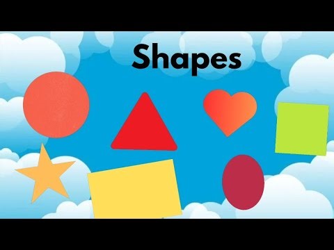 Shapes Song for Kids | Learn Shapes with Fun Rhymes #nurseryrhymes #shapes #fun #learn #kids #shape
