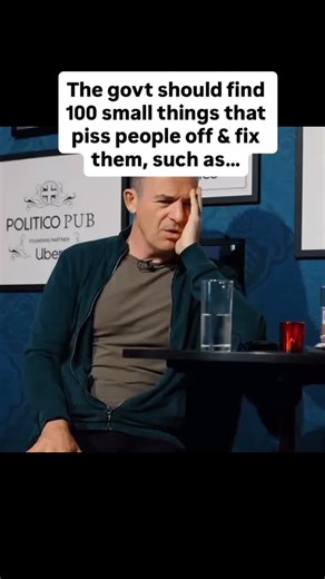 532K views · 19K reactions | The govt should find 100 small things that piss people off & fix em, such as… Ta to @politico for the vid, at its Labour fringe event, I explained that as big changes take time, govts should also have a team focused on small winnable change. What little fixes’d you want? | Martin Lewis | Facebook